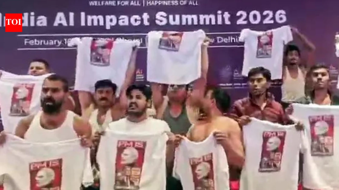 AI Impact Summit 2026 Live Updates: Centre slams Congress, Rahul after youth wing’s shirtless march - The Times of India