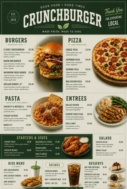 The sameness problem behind those unappetizing AI-generated menus