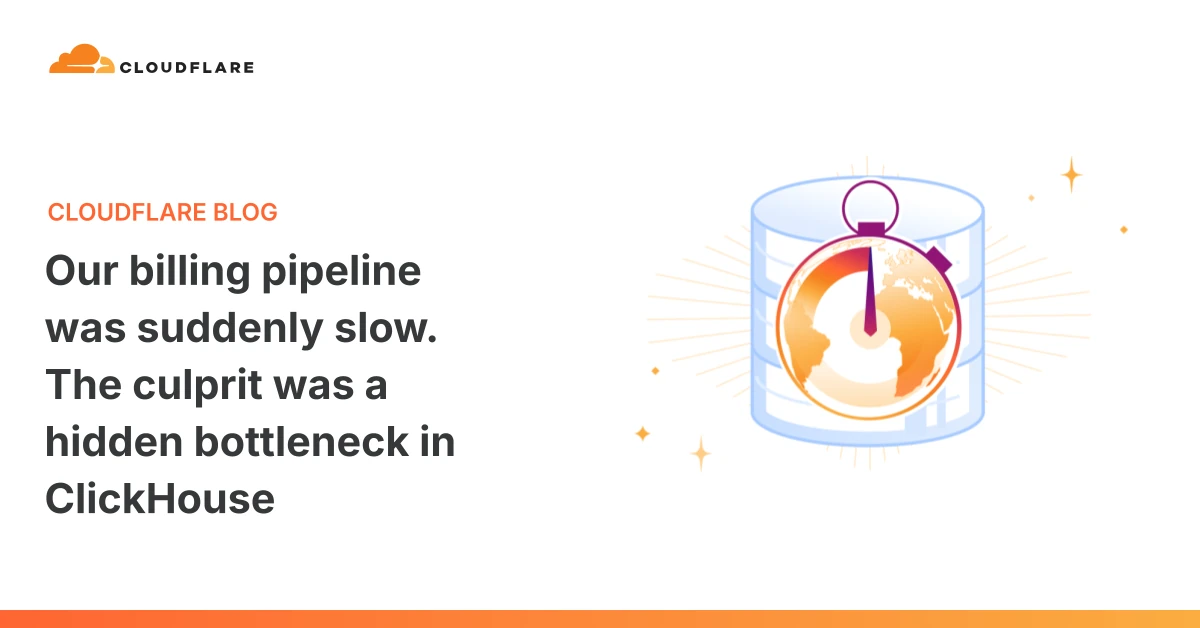 Our billing pipeline was suddenly slow. The culprit was a hidden bottleneck in ClickHouse