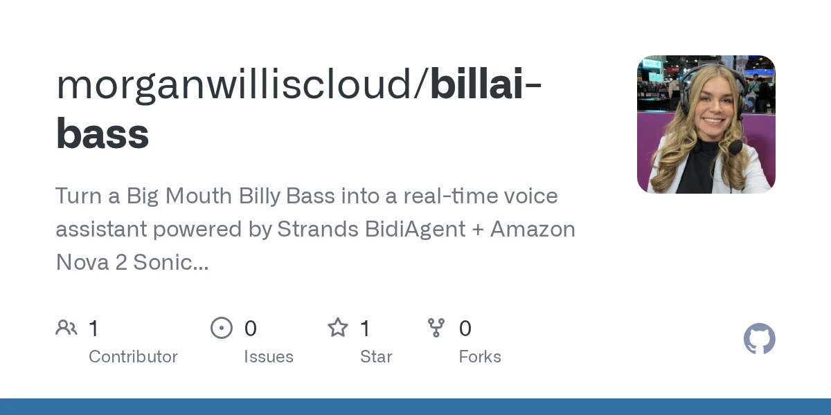 Show HN: BillAI Bass, an AI-Powered Big Mouth Billy Bass Using Strands Agents