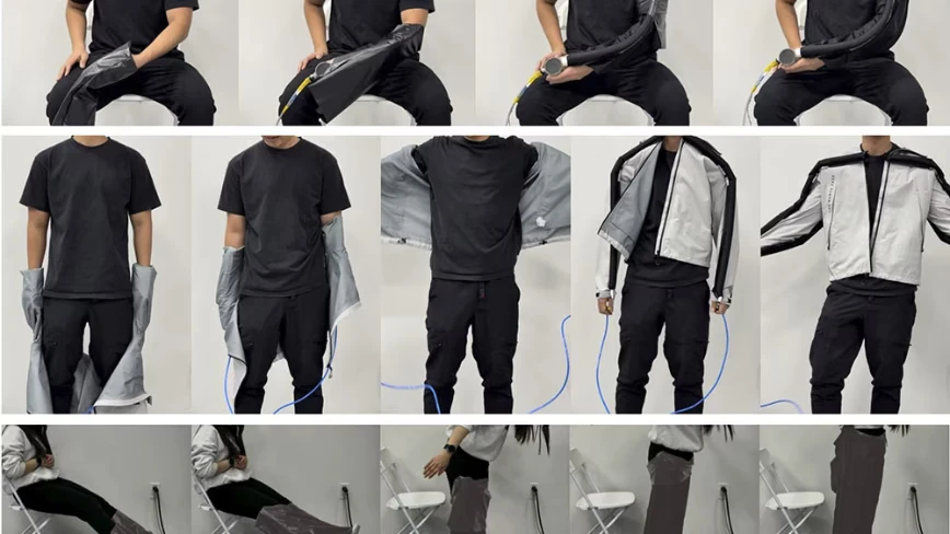 KAIST and Stanford unveil clothing that climbs onto its wearer