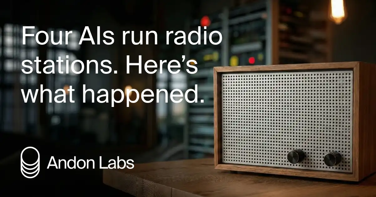 We let AIs run radio stations
