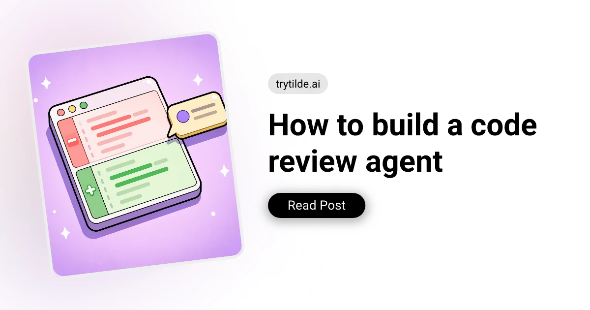 Show HN: How to build and self-host a code review agent