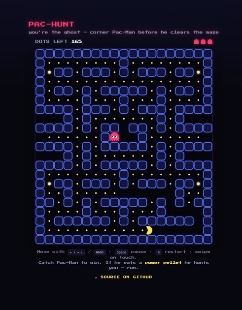 Pac-Man, but You're the Ghost