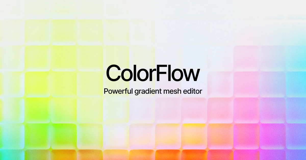 ColorFlow - Advanced Mesh Gradient Generator & Editor