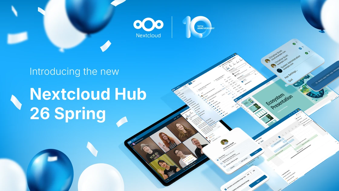 Nextcloud Hub 26 Spring: Built together, designed for the future