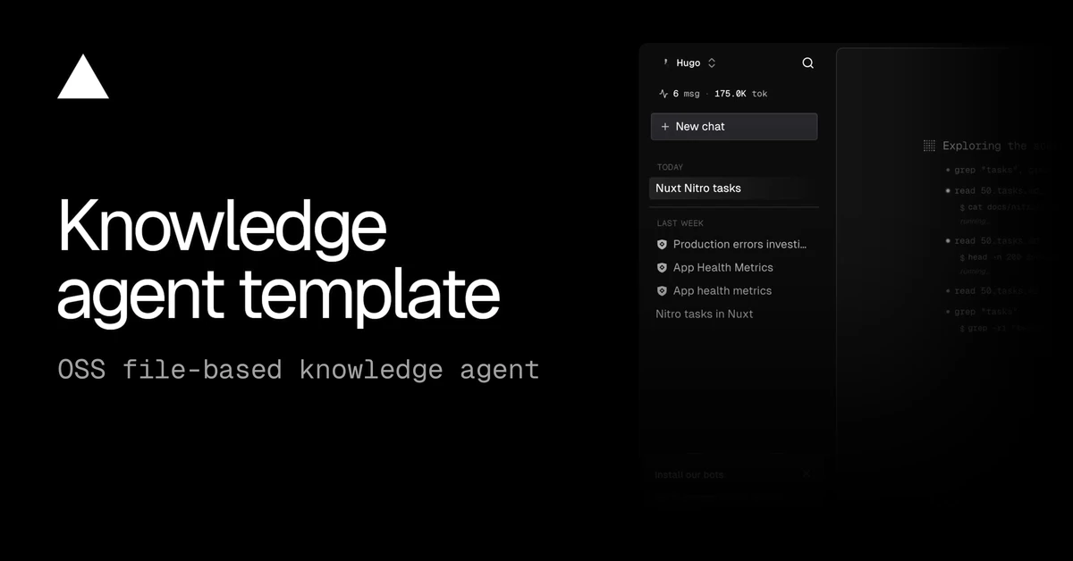 Build knowledge agents without embeddings - Vercel