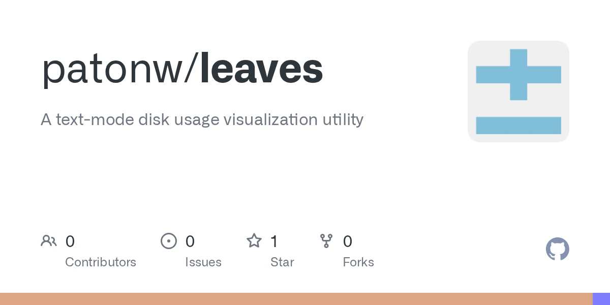 Show HN: Leaves – a text-UI disk usage treemap visualizer