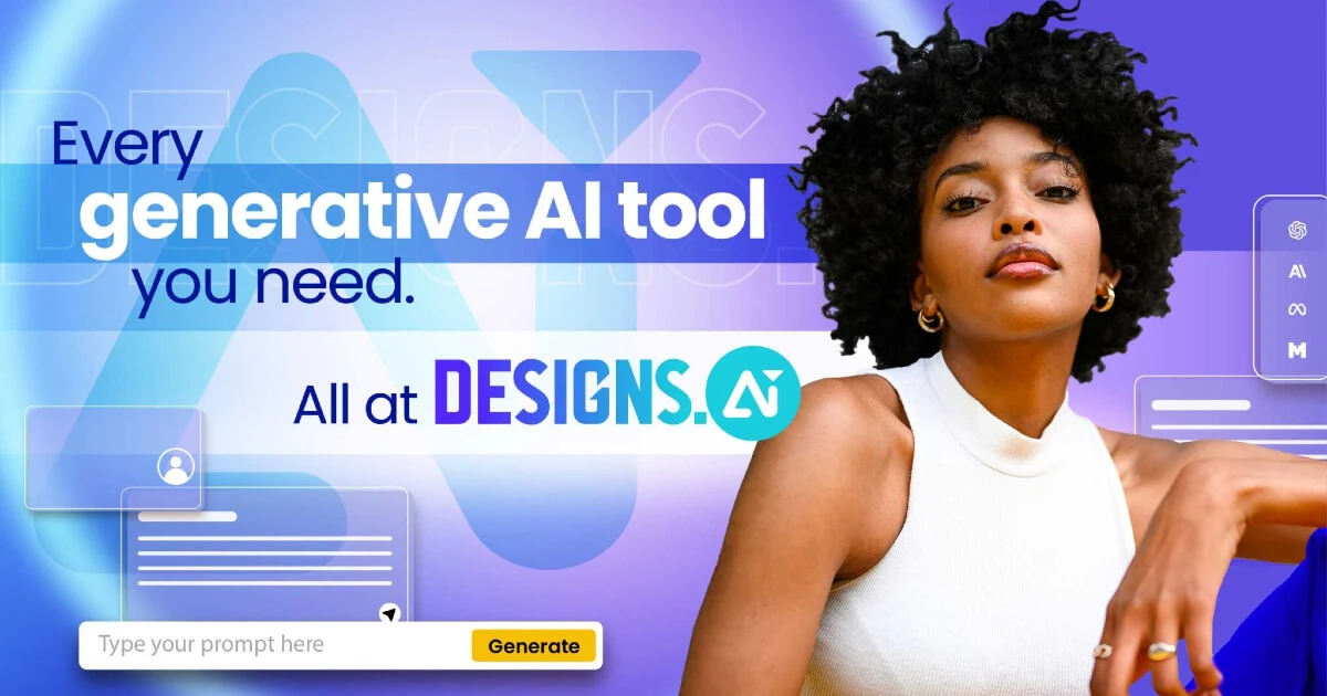 Designs AI - Free Online Logo, Image, AI Chat Videos & Voice Generator