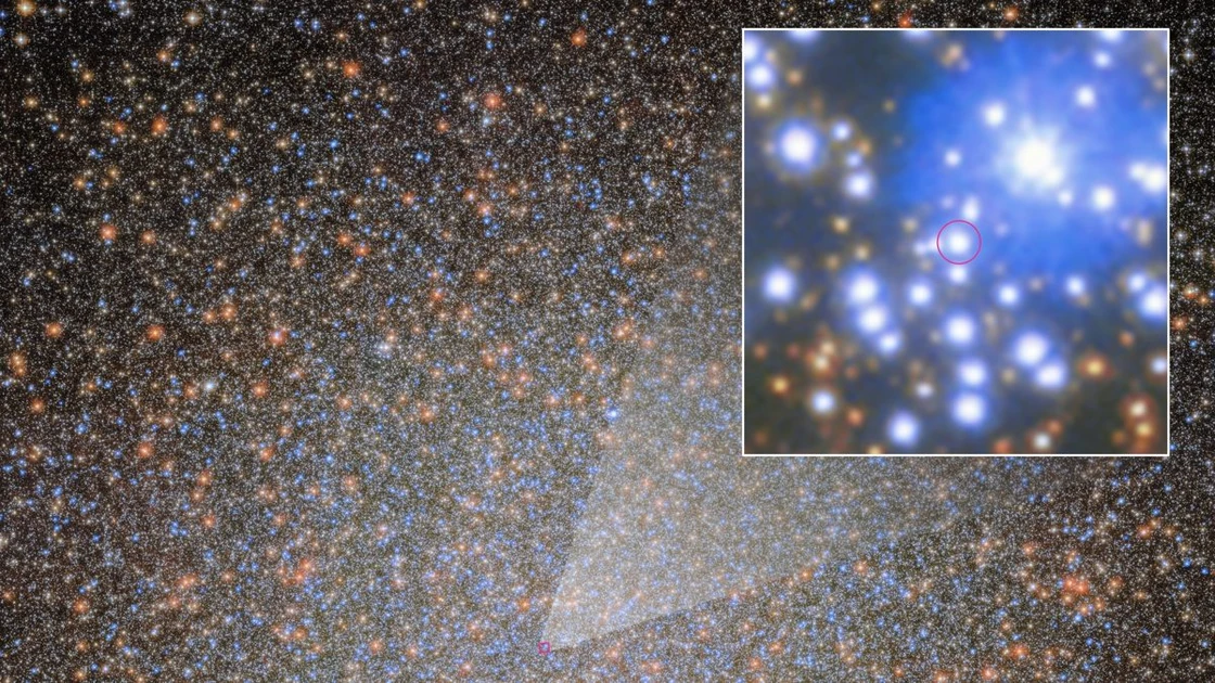 Astronomers find a needle in a haystack 18,000 light-years away