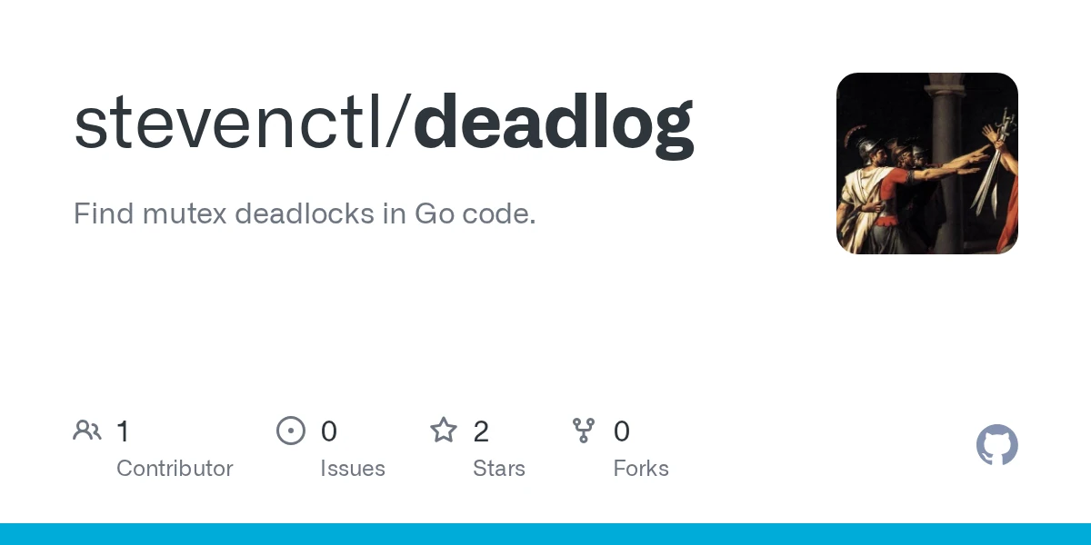 GitHub - stevenctl/deadlog: Find mutex deadlocks in Go code.