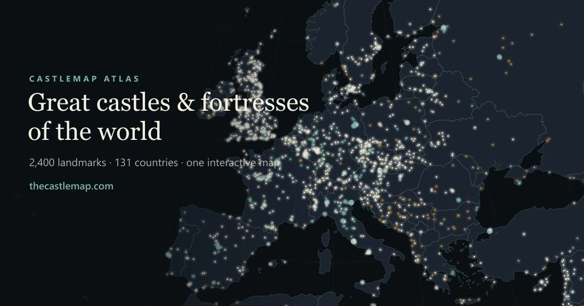 The World's 2,400 Castles