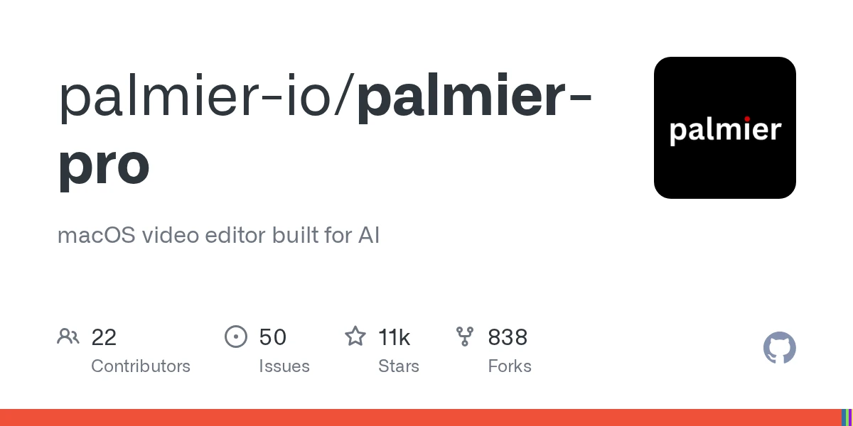 Show HN: Palmier Pro – open-source macOS video editor built for AI