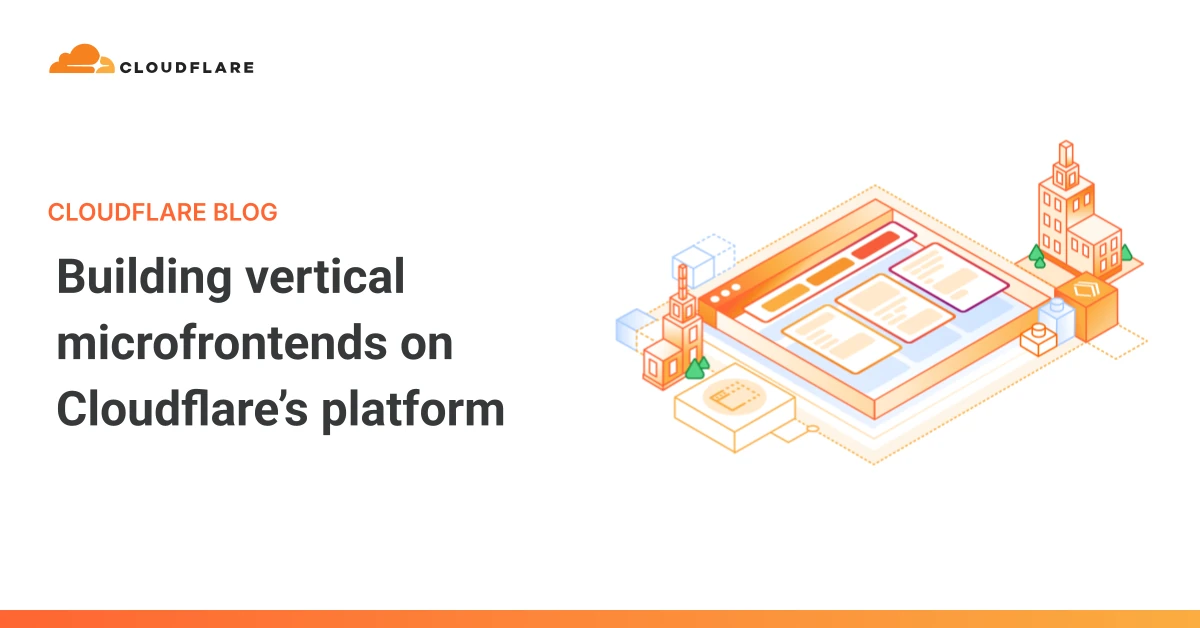 Building vertical microfrontends on Cloudflare’s platform