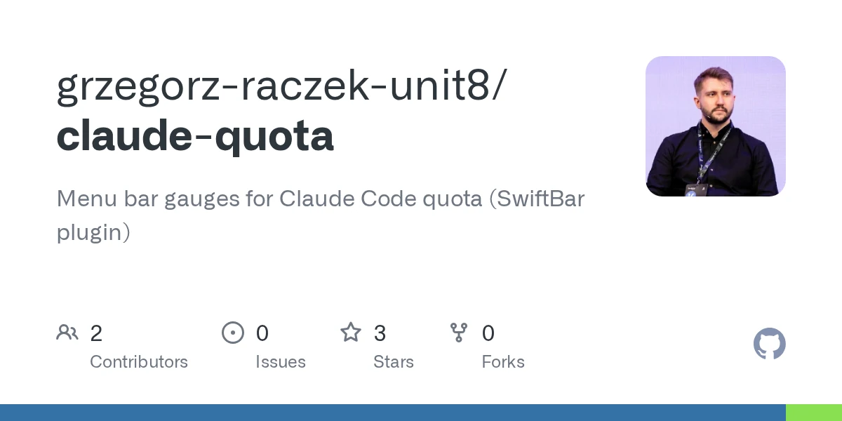 Show HN: macOS menu bar gauges for your Claude Code quota