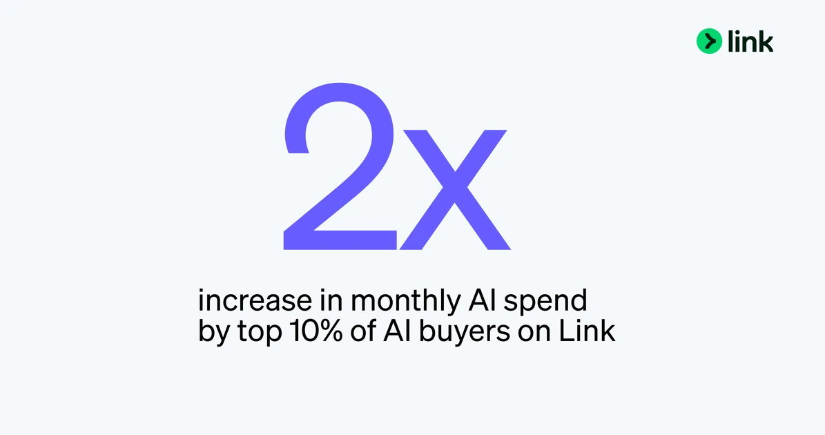 What Link data tells us about AI spending