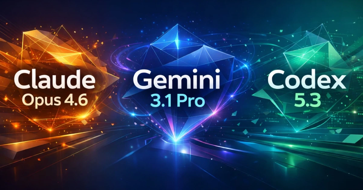 Claude Opus 4.6 vs Gemini 3.1 Pro vs Codex 5.3 (2026) | FluxHire.AI