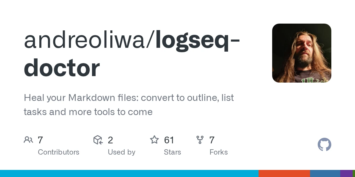Logseq Doctor: heal your flat old Markdown files before importing to Logseq