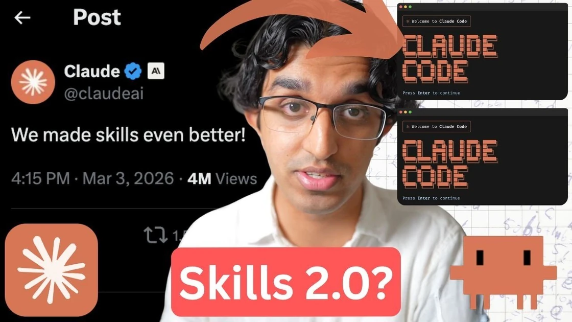 Anthropic Drops Claude Code Skills 2.0 : Adds Evals, A/B Testing Tools & More