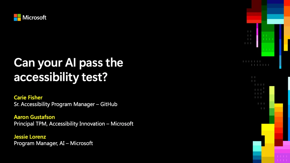 Can your AI pass the accessibility test?