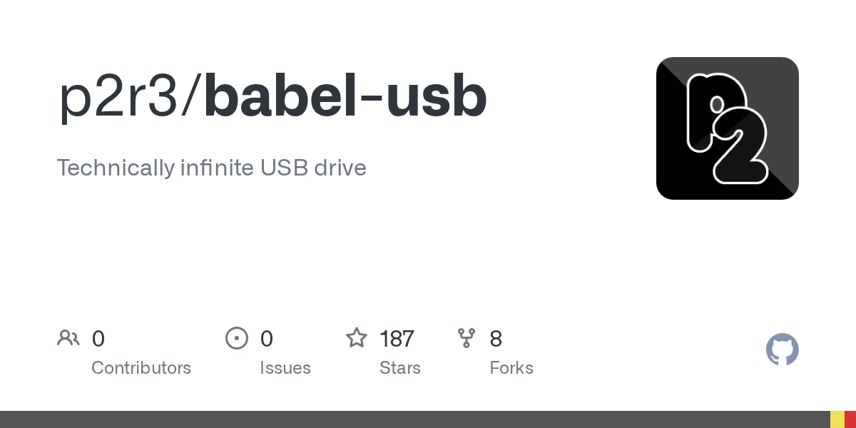 Babel-USB: USB drive with every file