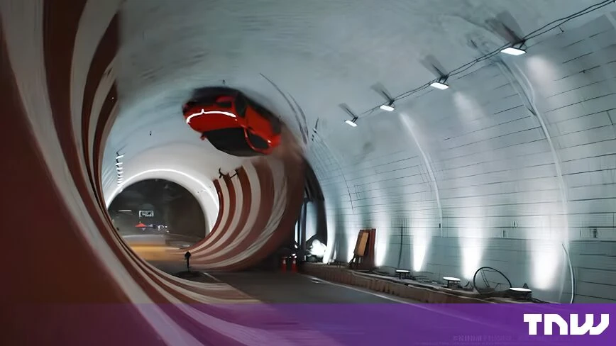 Voyah recreated Mercedes’ upside-down tunnel ad, then launched the car for $33,800