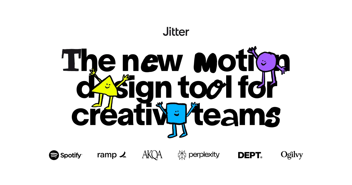 Free UI animation templates · Jitter
