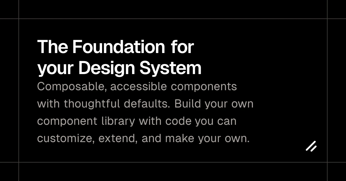 shadcn/ui - The Foundation for your Design System