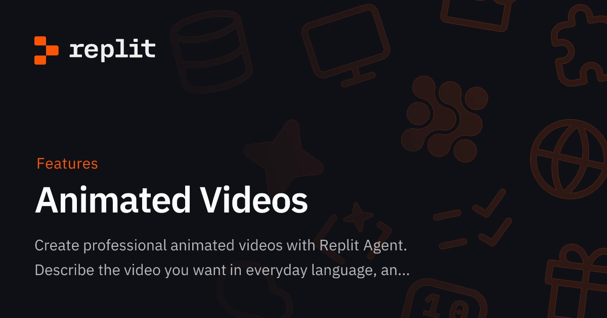 Replit Animated Videos: Revolutionizing Motion Graphics with AI-Powered Simplicity | FunBlocks AI Reviews
