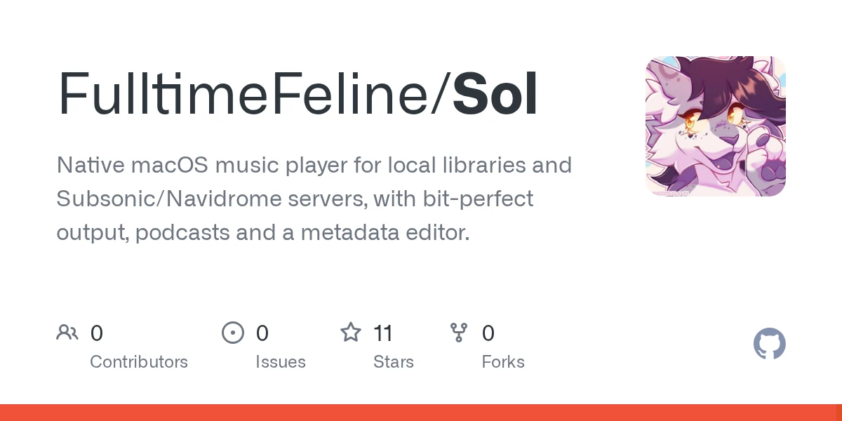 Show HN: Sol, my macOS music player and jukebox app, is now free and open source