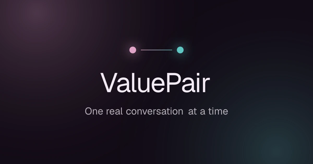 Show HN: ValuePair – a friendship app that cares about values first