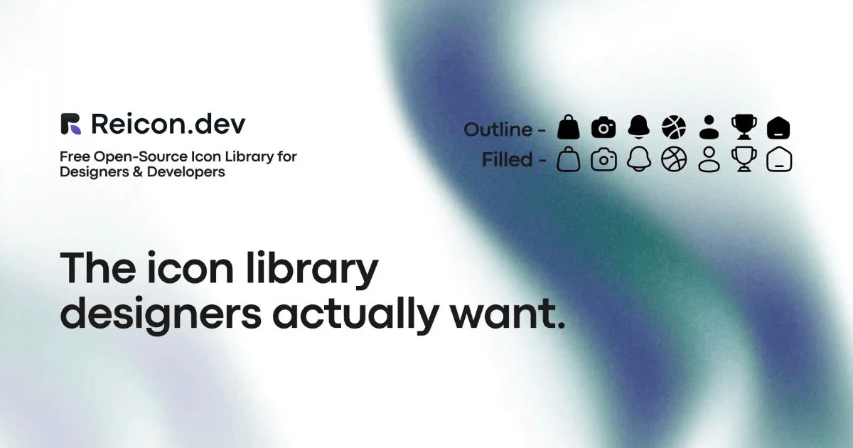 Reicon — Free Open-Source Icon Library for Designers & Developers