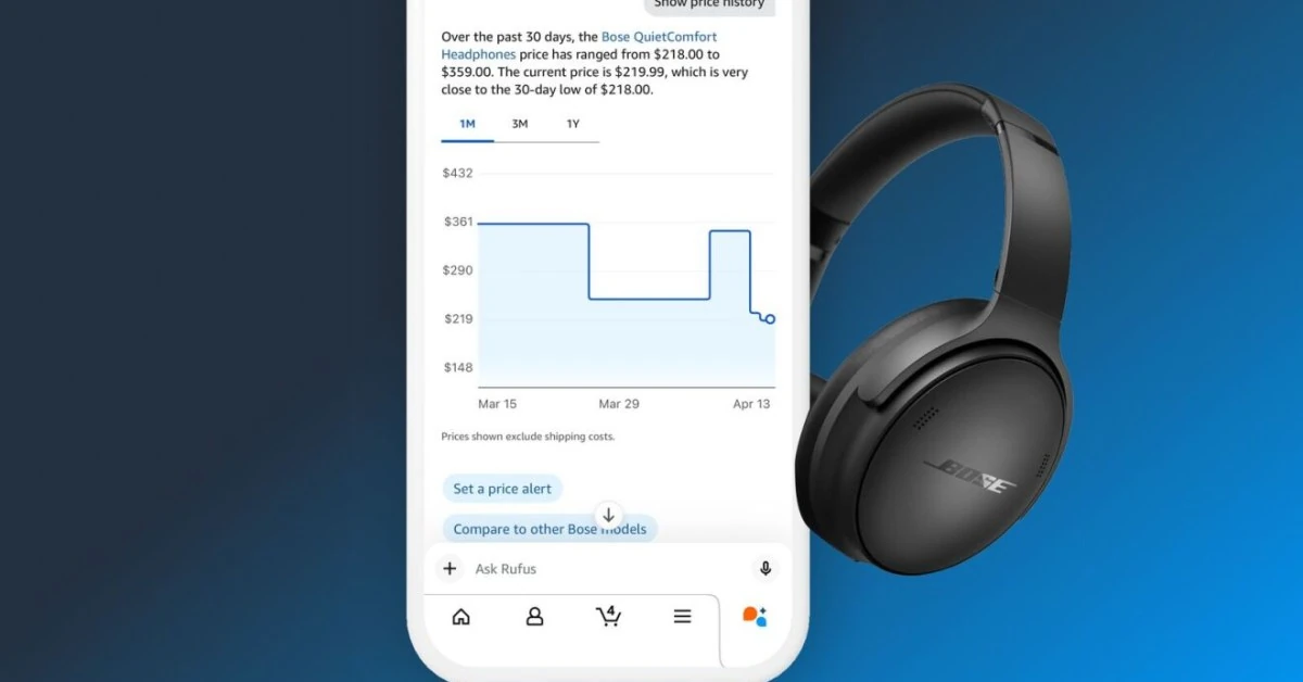 Amazon’s built-in AI price history expands to show the entire last year