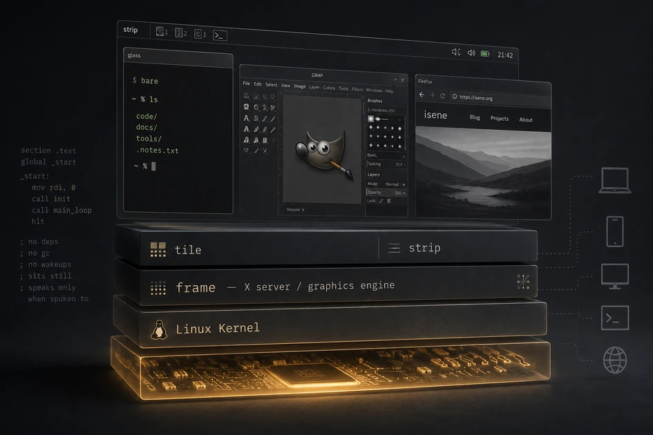 Frame – the first Linux Assembly X server