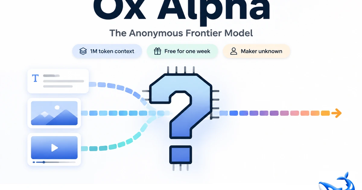 Ox Alpha: who's behind the free mystery frontier model?