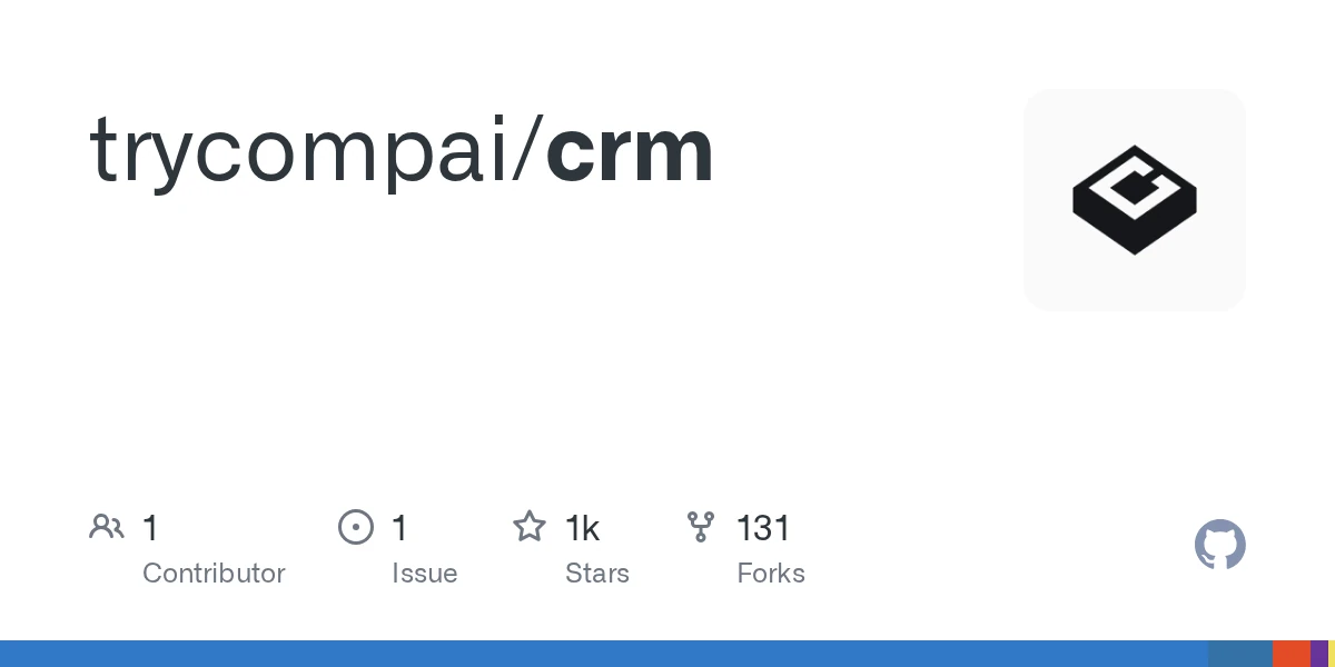 CRM: An open-source, agentic-first CRM
