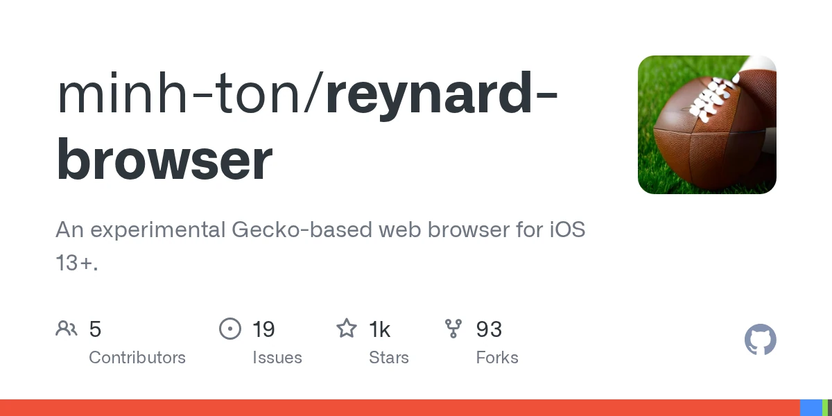 Reynard: A real Firefox web browser for iOS 13 or later