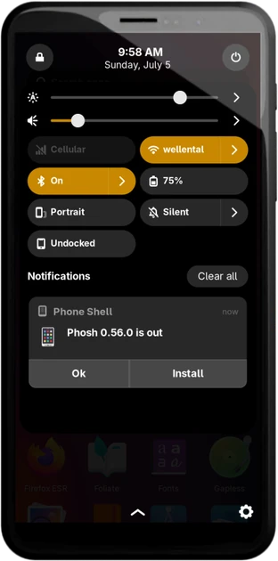 Phosh 0.56.0