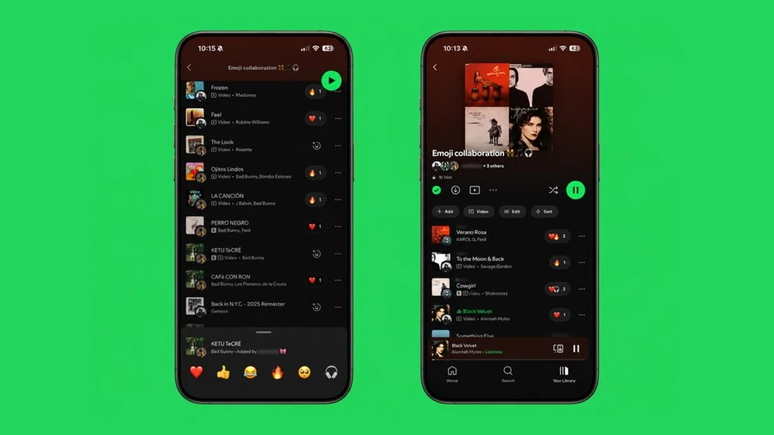 Tell your friends on Spotify what you really think about their music taste with an emoji