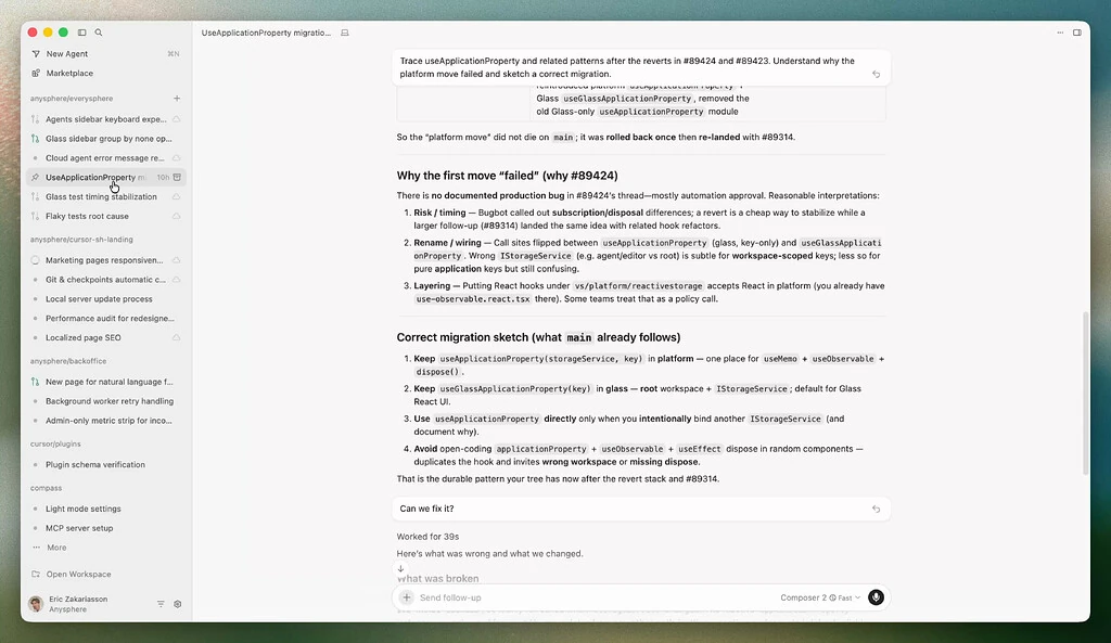 Cursor 3: Agents Window