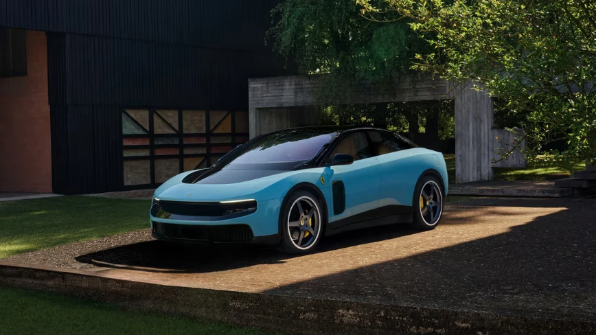 Ferrari unveils the Luce, a five-seat electric car co-designed with Jony Ive