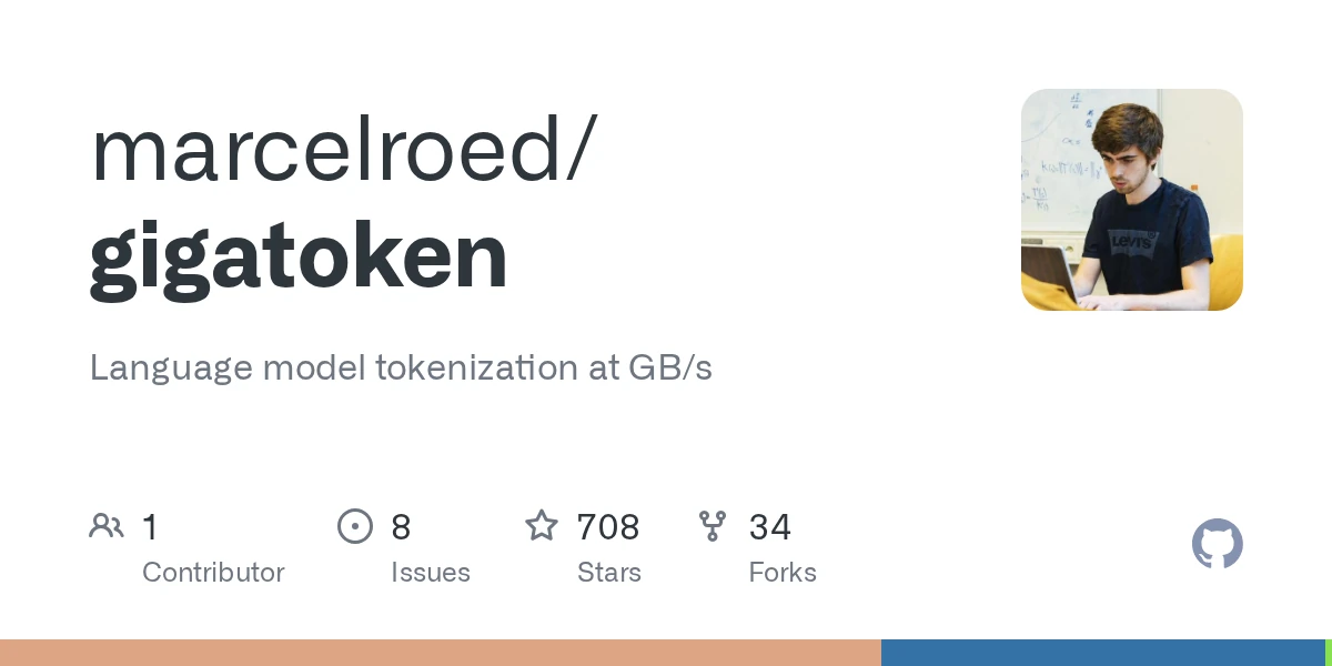 GigaToken: ~1000x faster Language model tokenization