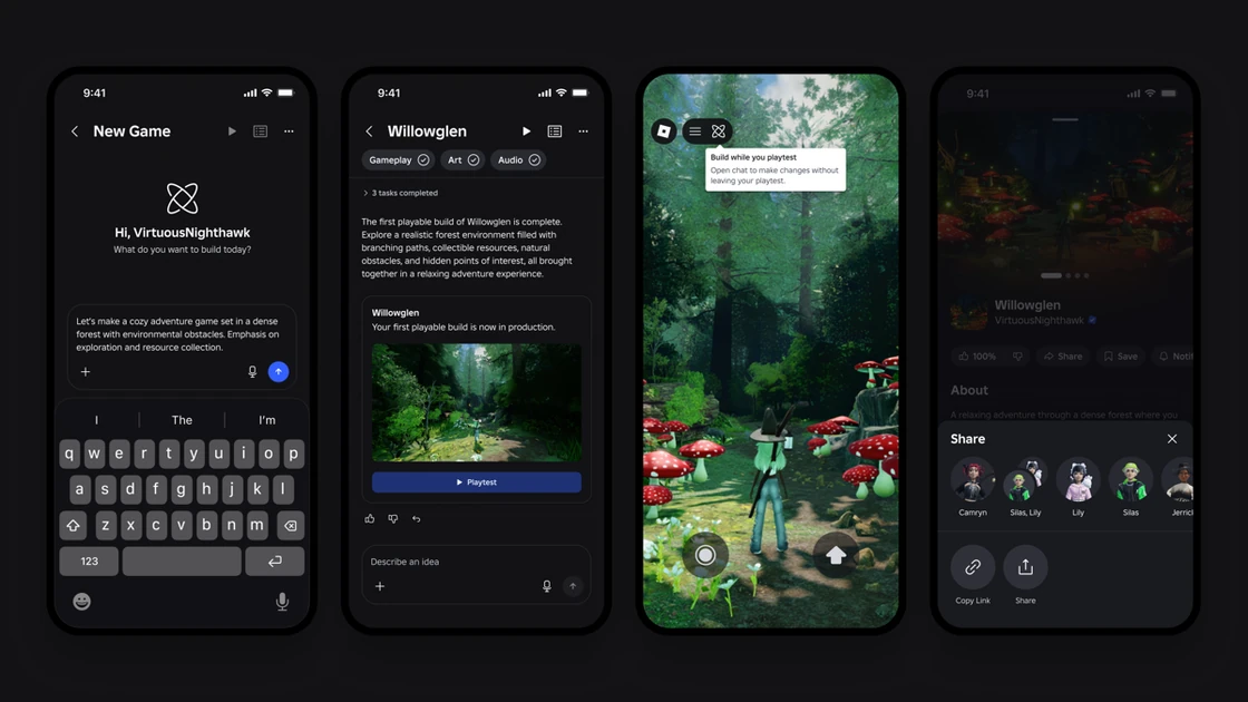 Roblox announces 'Build,' AI tools that let anyone create games