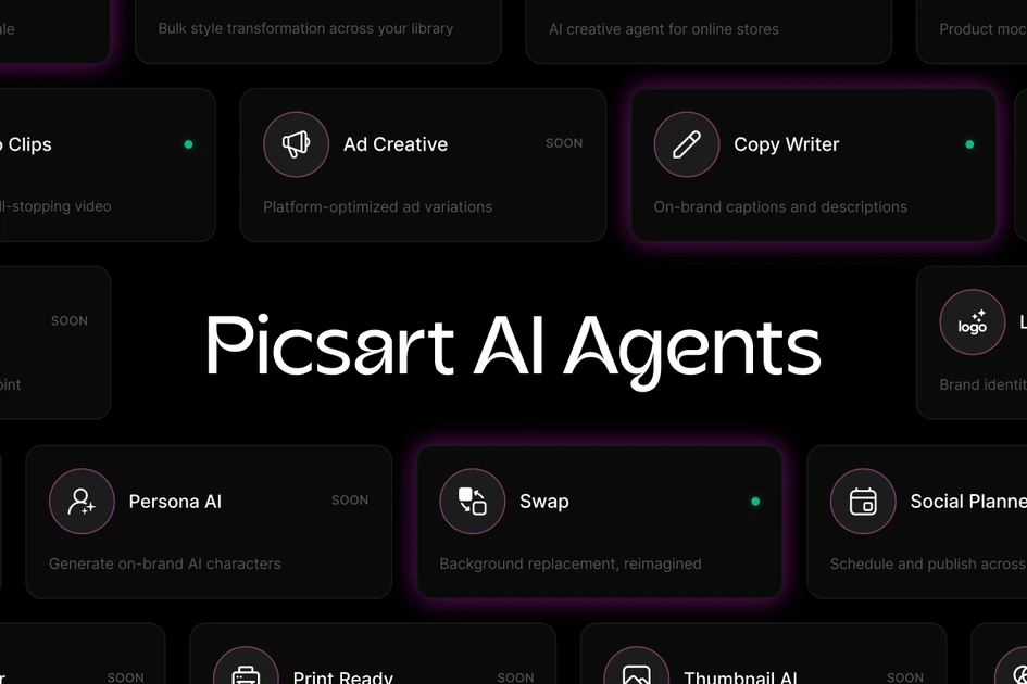Picsart now allows creators to ‘hire’ AI assistants through agent marketplace | TechCrunch
