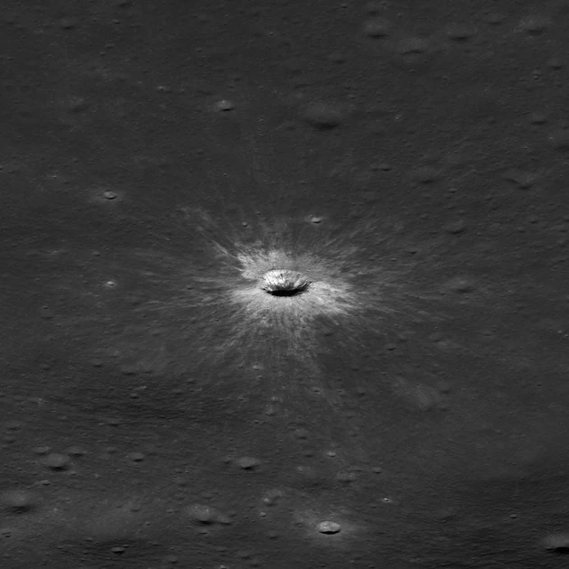 A giant new moon crater is nothing next to its 4-mile bruise