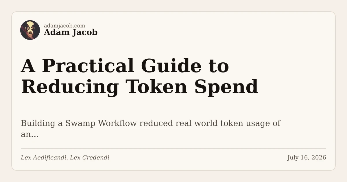 A practical guide to reducing token spend