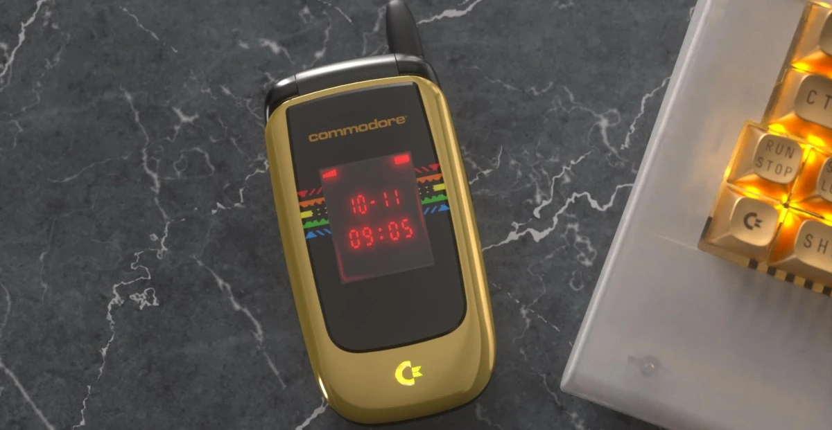 After resurrecting an iconic PC brand, Commodore is getting into flip phones