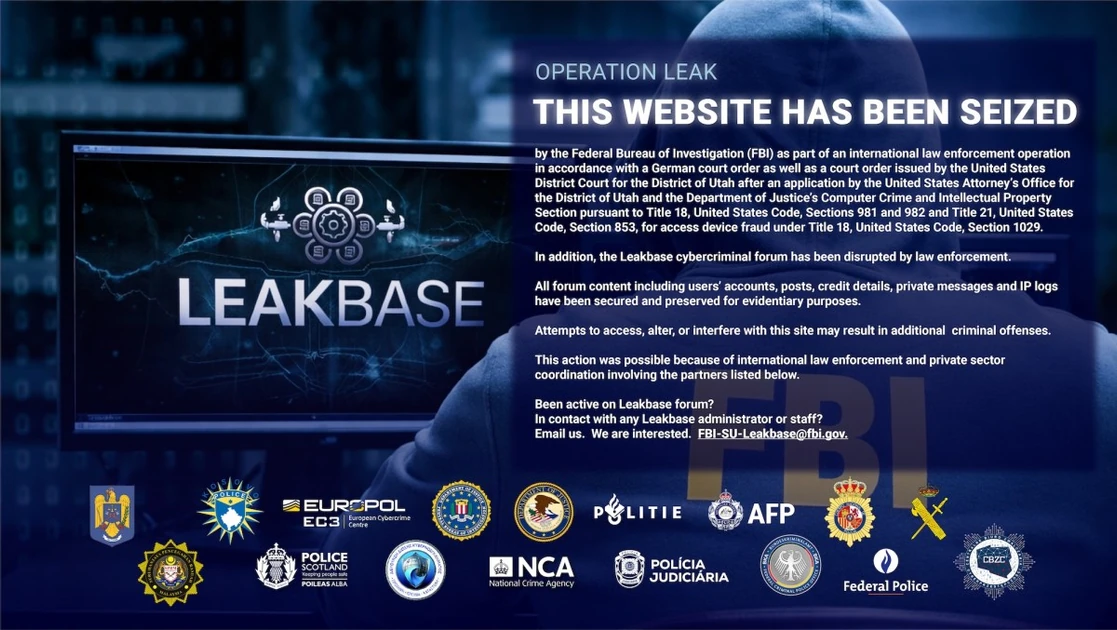 U.S. and EU police shut down LeakBase, a site accused of sharing stolen passwords and hacking tools | TechCrunch
