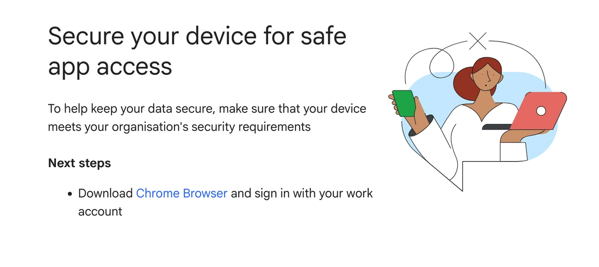 Google workspace threatening to block Firefox access