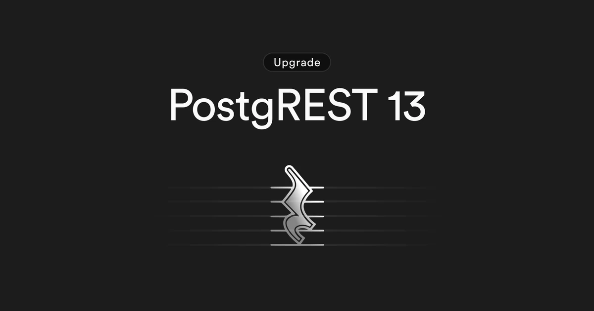 PostgREST 13